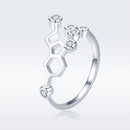 925 Sterling Silver 0.2cm Wide Ring for Women