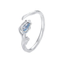 925 Sterling Silver 1.9mm Synthetic Spinel Ring for Women