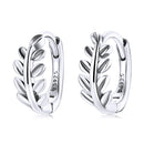 S925 Oxidized Silver Earrings 1.2*0.5cm for Women