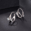 925 Sterling Silver Moissanite 0.3ct Earrings Size 1.2*0.6cm for Women