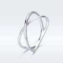 925 Sterling Silver Plated Platinum Ring Size 5.0 for Women