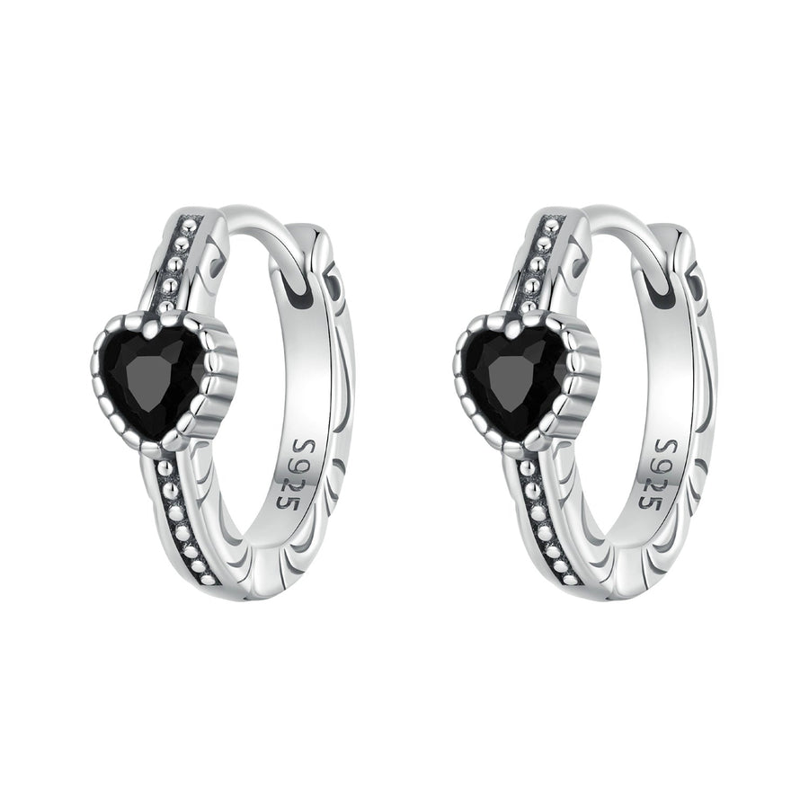925 Sterling Silver Earrings with Pavé Setting CZ