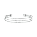 925 Sterling Silver White Gold Plated Bracelet for Women