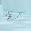 925 Sterling Silver Oxidized CZ Earrings for Women