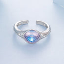 925 Sterling Silver White Gold Plated Pavé CZ Ring for Women