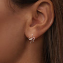 925 Sterling Silver Earrings 1.8cm x 1.0cm for Women
