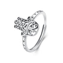 925 Sterling Silver 1.1mm Pavé Setting CZ Ring