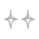 925 Sterling Silver Earrings 1.2x0.9cm