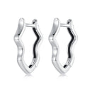 925 Sterling Silver & Oxidized Silver Earrings for Women