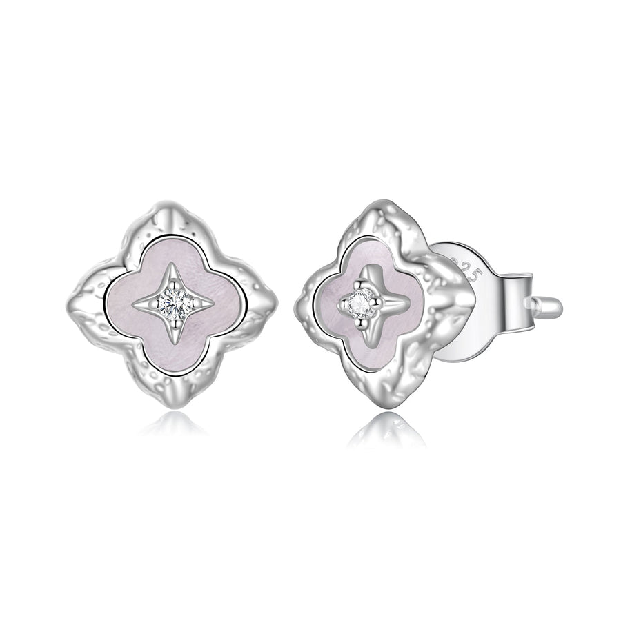 925 Sterling Silver Moissanite 0.8cm Earrings for Women