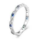925 Sterling Silver Pavé Setting CZ Ring Size 6.0 for Women