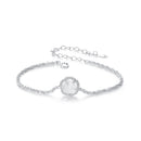 925 Sterling Silver Bracelet 150mm with CZ and Resin