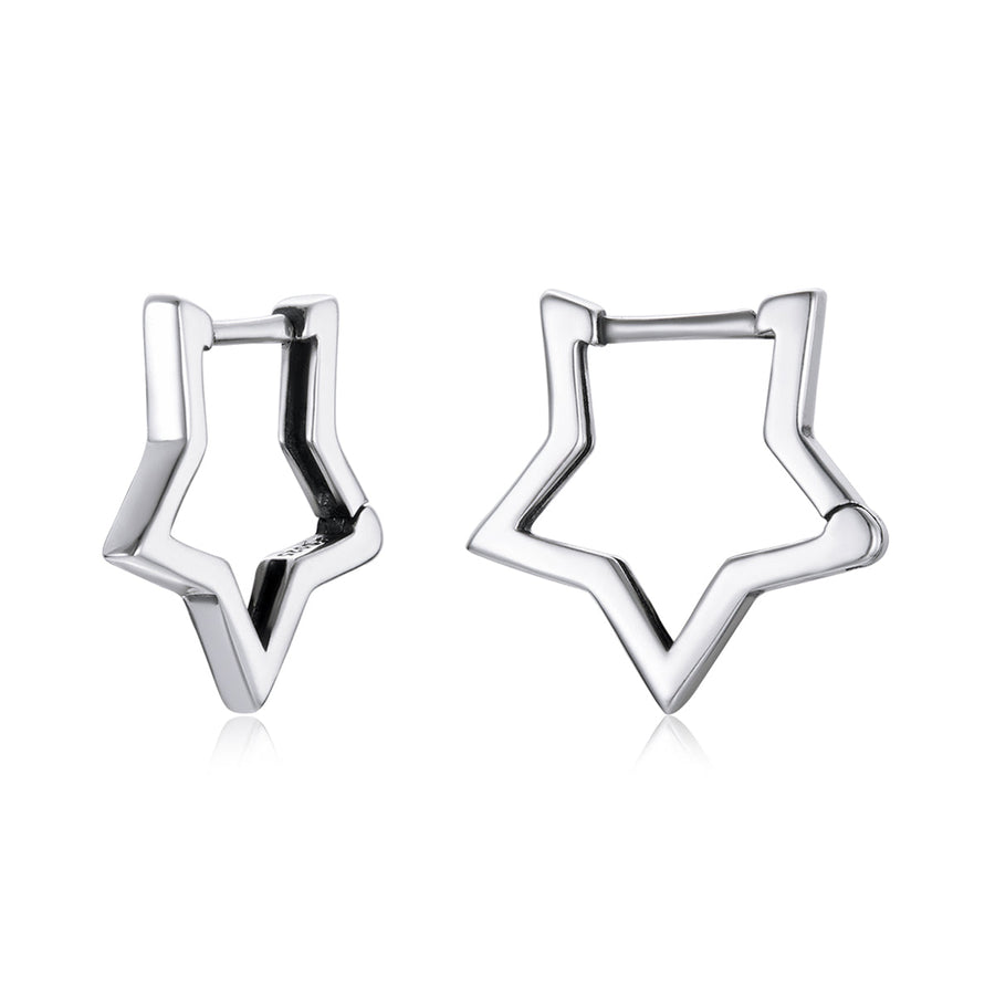 925 Sterling Silver Earrings 1.5cm x 1.7cm for Women