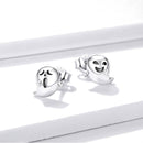 925 Sterling Silver Oxidized Silver Earrings