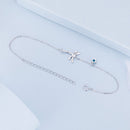 925 Sterling Silver 16.5cm+5cm Enamel Dragonfly Bracelet for Women