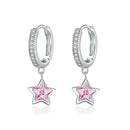 925 Sterling Silver Earrings with Pavé Setting CZ for Women