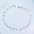 925 Sterling Silver Pavé Setting CZ Bracelet with Platinum Plating, Adjustable 14.5+3cm, for Women