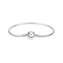 925 Sterling Silver Oxidized Silver White Gold 14.0mm Bracelet for Women