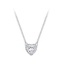 925 Sterling Silver 4mm 0.245ct Moissanite Necklace for Women