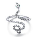 925 Sterling Silver Oxidized Pavé Setting CZ Ring