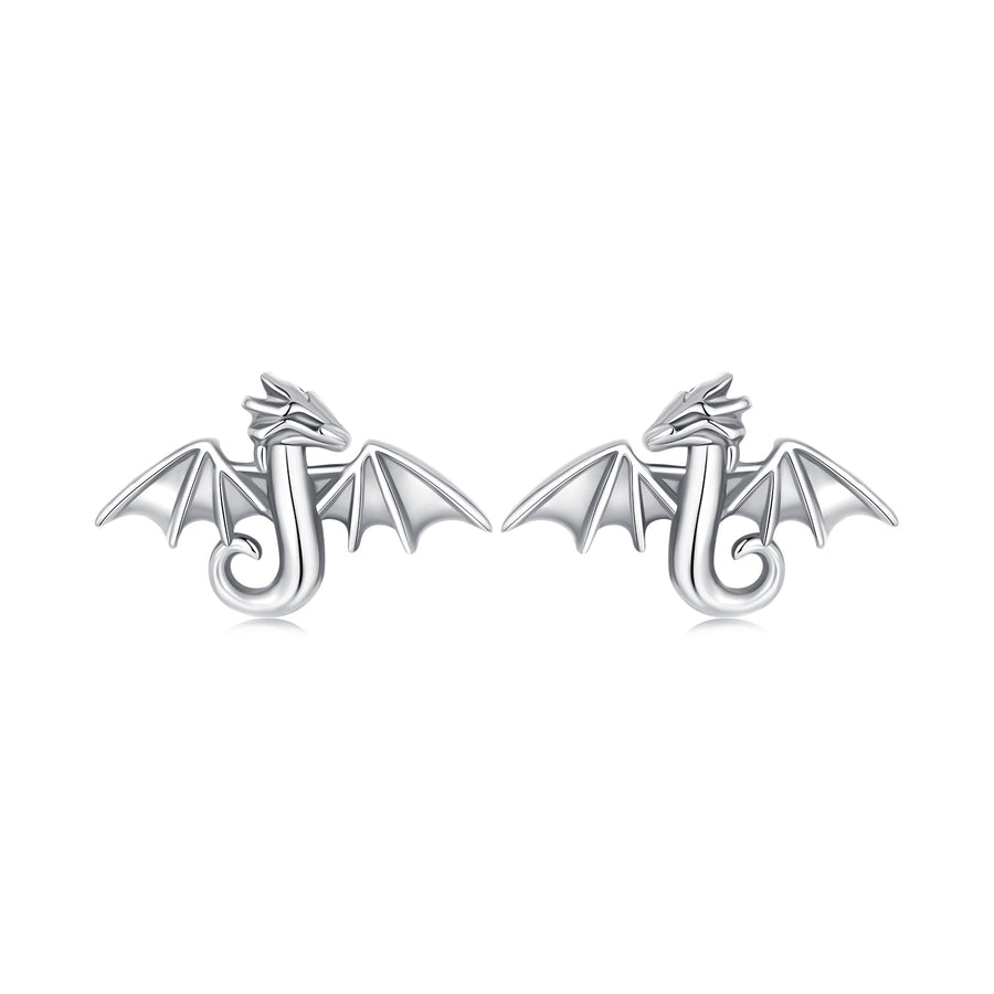 925 Sterling Silver Earrings with Oxidized Finish, 0.7*1.1cm