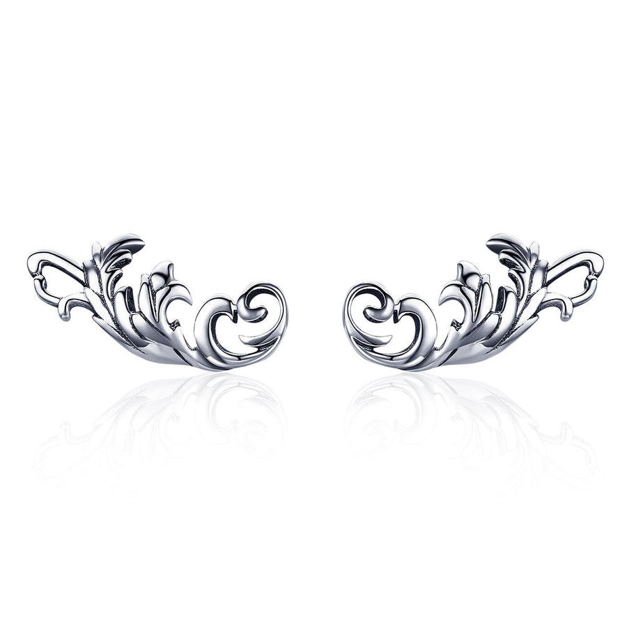925 Sterling Silver Oxidized Silver Earrings for Women
