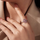 925 Sterling Silver Pendant 0.15cm Enamel CZ Ring for Women