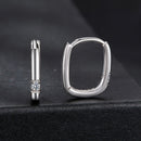 925 Sterling Silver Moissanite 0.16 ct Stud Earrings for Women