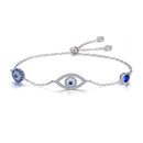 925 Sterling Silver Bracelet 22cm Length 0.9*2.2cm for Women
