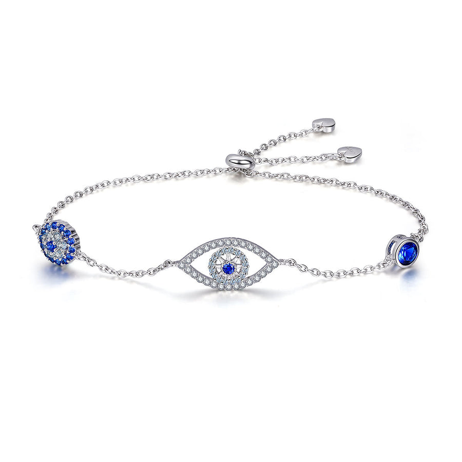 925 Sterling Silver Bracelet 22cm Length 0.9*2.2cm for Women