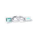 925 Sterling Silver Earrings with Pavé Setting CZ