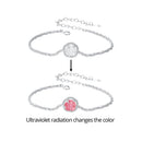 925 Sterling Silver Bracelet 150mm with CZ and Resin