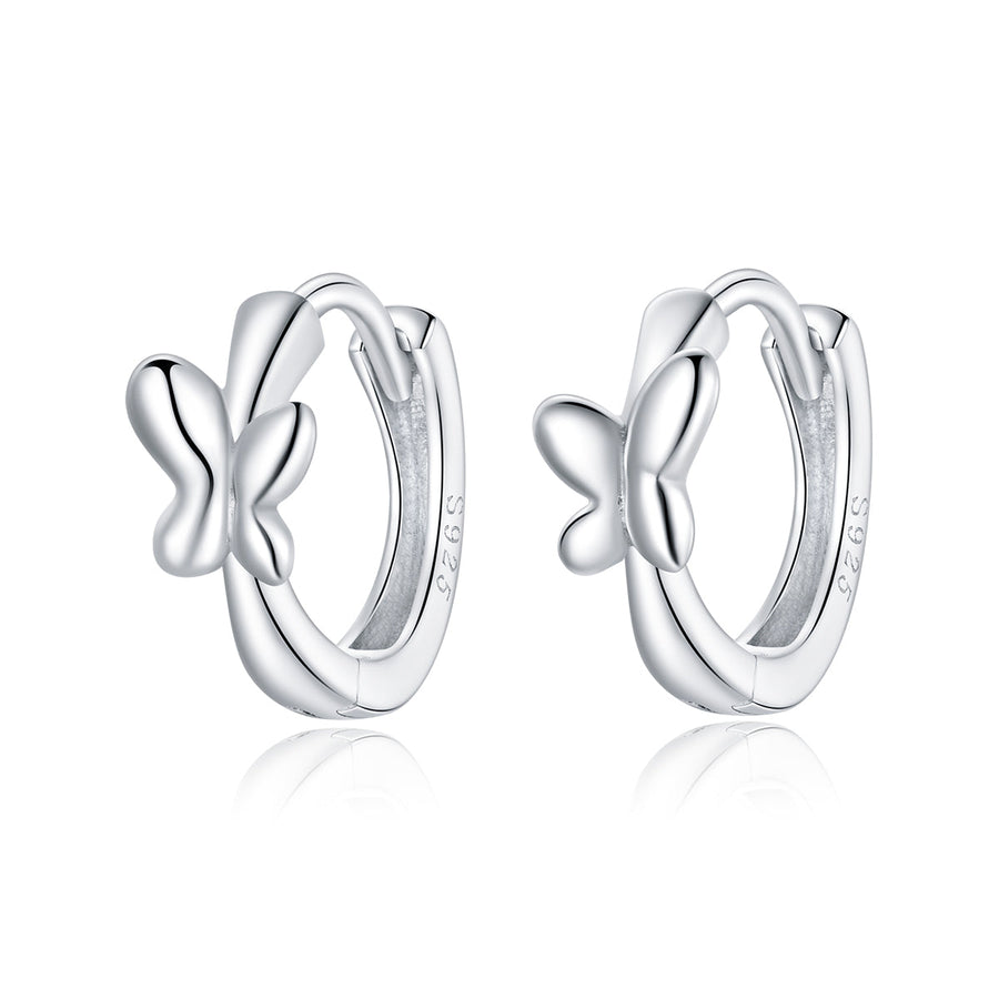 925 Sterling Silver Plated Platinum Earrings for Women