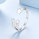 925 Sterling Silver Ring with Oxidized Finish - Width 0.15-0.8cm for Women