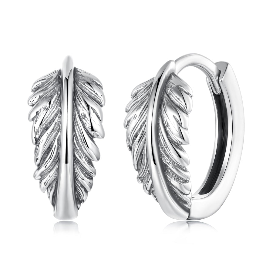 925 Sterling Silver Earrings with Oxidized Silver for Women
