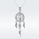925 Sterling Silver Necklace 36-45cm with Pendant for Women