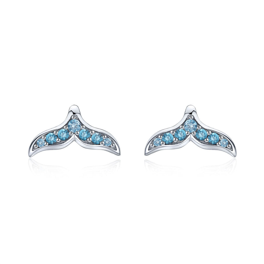 925 Sterling Silver Pavé Setting CZ Earrings
