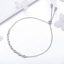 925 Sterling Silver Bracelet 22cm for Women