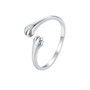 925 Sterling Silver Oxidized 1.6mm Ring