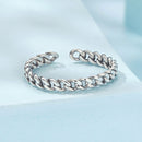 925 Sterling Silver Oxidized Silver Ring for Women