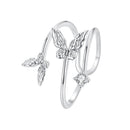 925 Sterling Silver Pavé Setting CZ Ring
