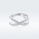 925 Sterling Silver Earrings with Pavé Setting CZ - 1.2cm Diameter