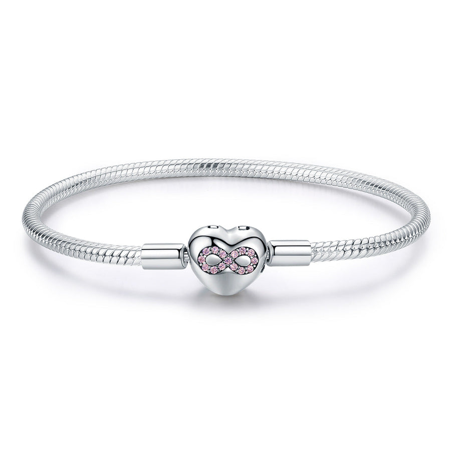 925 Sterling Silver Bracelet 17.0cm for Women