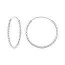 925 Sterling Silver Plated White Gold Earrings for Women