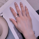 925 Sterling Silver Oxidized 6mm Ring