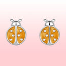 S925 Sterling Silver Enamel Earrings for Women