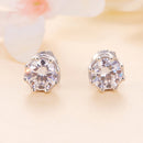 925 Sterling Silver Moissanite 0.5 Carat Earrings for Women