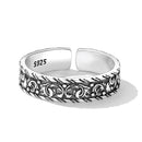 925 Oxidized Silver 0.5cm Ring