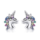 925 Sterling Silver Earrings with Pavé Setting CZ, Oxidized, 1.4x0.9cm for Women