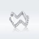 925 Sterling Silver Plated Platinum Pavé CZ Earrings for Women